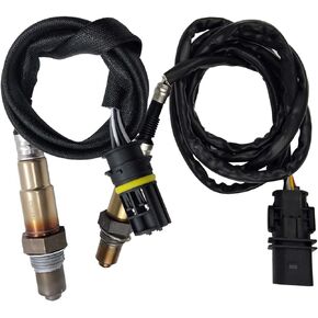 2Pcs Oxygen Sensor Upstream Downstream O2 Sensor Replacement for BMW 2010 2009 2008 2007 X3 X5 Z4 128I 135I 328I 335I 528I 3.0L 234-5139 234-4876 O2 Sensor