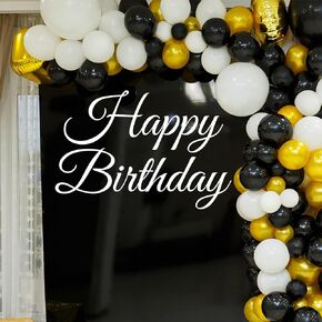 علامة عيد ميلاد سعيد لخلفية ملصق مائي، علامة بيضاء لحفلة عيد ميلاد سعيد للنساء والرجال، ديكور جداري كبير لعيد ميلاد سعيد ديكور قوس خلفية ملصق مائي، ملصق عيد ميلاد سعيد