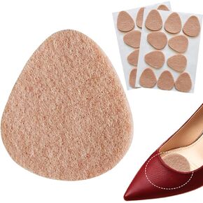 20 Pieces Metatarsal Pads for Women and Men, Felt Metatarsal Pads 1/4" Thick, Adhesive Foot Pads for Balls of Feet, Forefoot Pads Forefoot Cushion Pads, Metatarsalgia Mortons Neuroma Pads