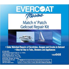 Evercoat Marine Match N'Patch Repair Kit - Repairs Nicks, Gouges & Scratches - 1 Count