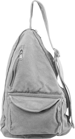 Canvas Sling Crossbody Bag for Women Men, Daypack Sling Bags Travel Casual Hiking Small Chest Shoulder Purse Bag Outdoor in Saudi Arabia