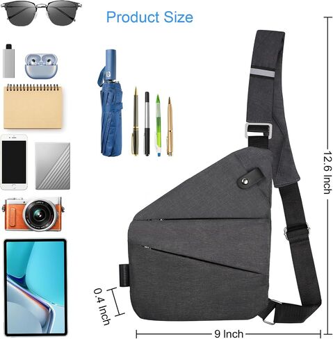 Anti Theft Crossbody for Women, Anti Theft Travel Bag, Sling Bag for Women Crossbody Bag Travel with Adjustable Strap in Saudi Arabia