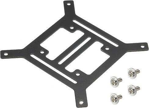 MECCANIXITY Water Cooling Pump Radiator Support Holder, Flat Water Pump Bracket 120x120x1.4mm Black Pack of 2 in Saudi Arabia