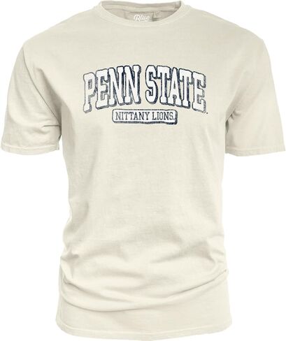Blue 84 NCAA Officially Licensed T-Shirt Ivory Dyed Ringspun Vintage in Saudi Arabia