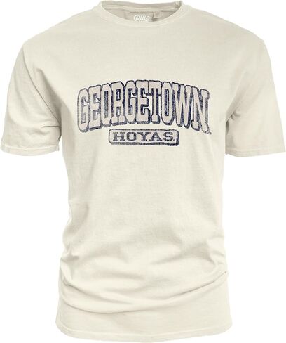 Blue 84 NCAA Officially Licensed T-Shirt Ivory Dyed Ringspun Vintage in Saudi Arabia