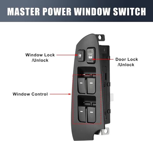X AUTOHAUX Master Driver Side Power Window Switch 93570-1M100WK Replacement for Kia Forte 2010-2013 in Saudi Arabia
