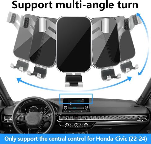 Car Phone Holder for Honda Civic 2022 2023 2024 and Acura Integra 2023 2024 2025 Auto Interior Accessories Best Cell Phones Mount Cellphone Mobile Cradle Charging Navigation Screen Stand in Saudi Arabia
