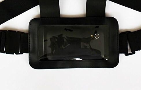Use Mobile Phone as Action Camera - Splashproof and Secure Body Chest Mobile Phone Holder Mount Harness Strap in Saudi Arabia