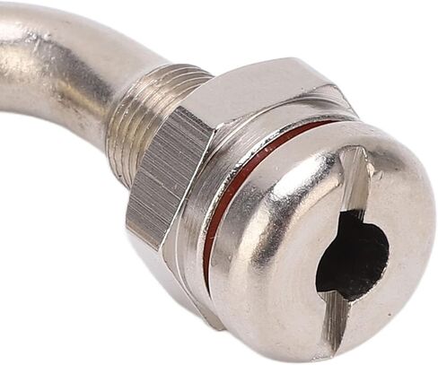 Valve Stem, Truck Tire Valve Stem OE Standard Easy Installation TR543E Aluminum 75 Degree Bent for 9.7mm Hole in Saudi Arabia