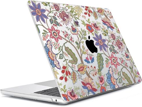Compatible with MacBook Air 13.6 inch Case Model A2681 M2 2022 Release Touch ID & Liquid Retina Display, Plastic Hard Shell&Keyboard Cover&Screen Protector&Webcam Cover, Vintage Flower, in Saudi Arabia