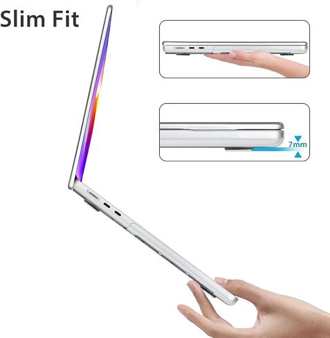 Compatible with MacBook Air 13.6 inch Case Model A2681 M2 2022 Release Touch ID & Liquid Retina Display, Plastic Hard Shell&Keyboard Cover&Screen Protector&Webcam Cover, Vintage Flower, in Saudi Arabia