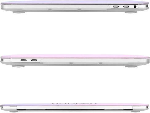 MOSISO Compatible with MacBook Pro 13 inch Case M2 2024, 2023, 2022-2016 A2338 M1 A2251 A2289 A2159 A1989 A1708 A1706, Plastic Gradient Inspiring Words Hard Case&Keyboard Cover, Purple in Saudi Arabia