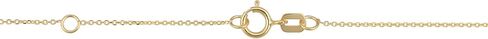 Kooljewelry قلادة من الذهب الأصفر عيار 14 قيراط على شكل مثلث مزدوج (يمكن تعديلها إلى 17 أو 18 بوصة) in Saudi Arabia