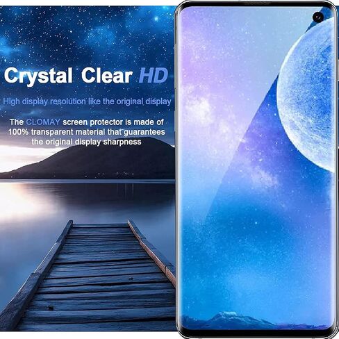 واقي شاشة Corefyco S10، زجاج مقسى 9H، شفاف عالي الدقة، مضاد للخدش، خالٍ من الفقاعات، واقي شاشة لجهاز S10 (6.1 بوصة) in Kuwait