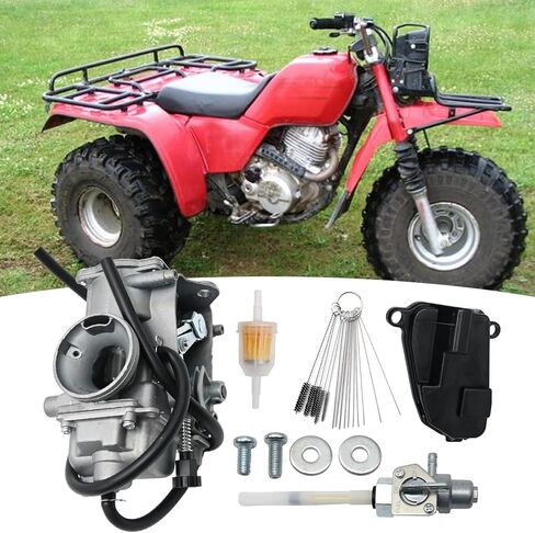16100-HA0-682 Carburetor Replacement for Honda Big Red 250 ATC250ES 1985 1986 1987 (Carburetor + Fuel filter) in Kuwait
