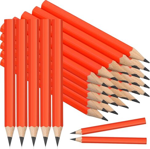 150 Pcs Golf Pencils 2 HB Half Pencils Neon Color Wedding Mini Pencils Hexagonal Pre Sharpened Pencils for Classroom School Office Bride Wedding(Blue) in Saudi Arabia