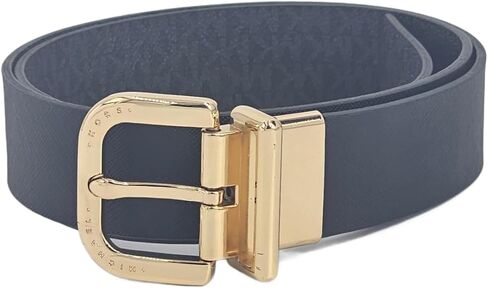 Michael Kors 556296C Black With Gold Hardware MK Logo Design Reversible Women's Belt Size XL in Saudi Arabia