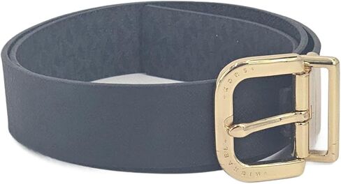 Michael Kors 556296C Black With Gold Hardware MK Logo Design Reversible Women's Belt Size XL in Saudi Arabia