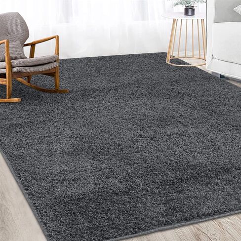 Shag Area Rug 10x13 Large Living Room Area Rug Modern Accent Area Rug Indoor Contemporary Shaggy Area Rug Fluffy Area Rug Floor Carpet for Bedroom Nursery Kids Room, 10' x 13', Taupe in Saudi Arabia