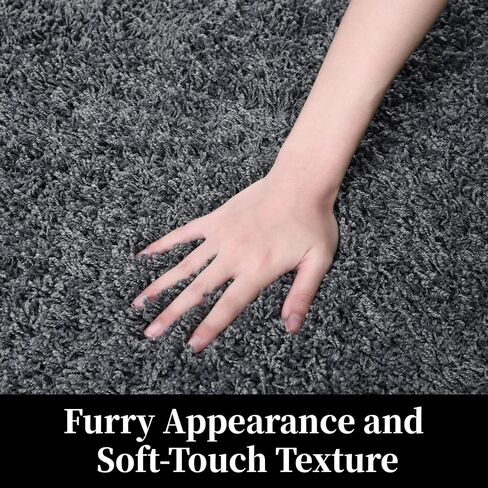 Shag Area Rug 10x13 Large Living Room Area Rug Modern Accent Area Rug Indoor Contemporary Shaggy Area Rug Fluffy Area Rug Floor Carpet for Bedroom Nursery Kids Room, 10' x 13', Taupe in Saudi Arabia