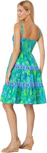 Lilly Pulitzer Casidee Cotton Dress Botanical Green in A Flutter Engineered Dress 0 in Saudi Arabia