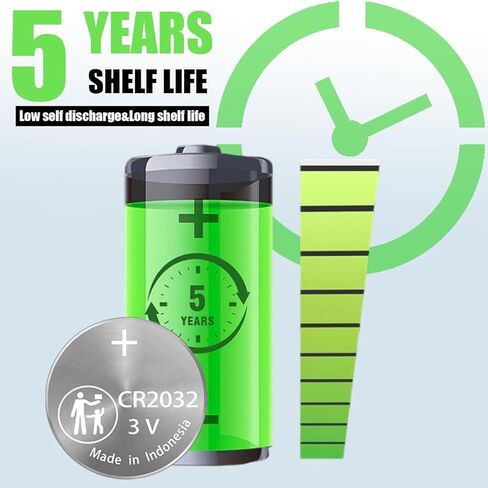 2 حزمة CR2032 مفتاح فوب استبدال البطارية لكزس (2013-2021) ES300 ES350 GS350 GS450 GS F IS200 IS300 IS350 LX570 NX200 NX300 NX300H RC200T RC300 RCF RX350 RX450H in Kuwait