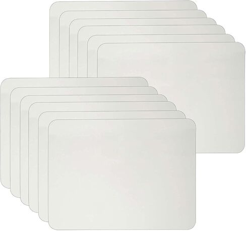 Charles Leonard Dry Erase Lap Board, Plain 1-Sided, 9" x 12", Pack of 12 in Saudi Arabia