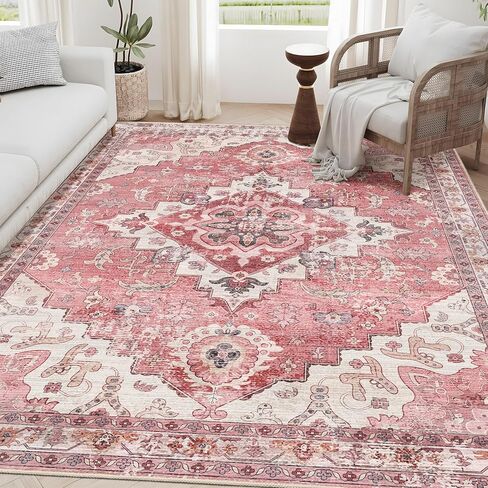 Small Rug 2x3 Blue Boho Bathroom Rugs for Bedroom Entryway Throw Kitchen Rugs Non Slip Washable Vintage Area Rug Low Pile Indoor Doormat Distressed Thin Carpet in Saudi Arabia
