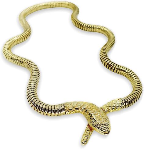 18K Gold/Silver Plated Snake Choker Necklace For Women Serpent Medusa Necklace Choker Snake Pendant Chain Modern Snake Jewelry in Saudi Arabia