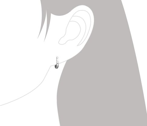 أقراط مجوهرات هاواي الفضية للنساء - أقراط من الفضة الإسترلينية مقاس 2 × 10 مم - أقراط دائرية صغيرة جدًا بتصميم أنيق بسيط - تتضمن صندوق مجوهرات وحقيبة in Kuwait