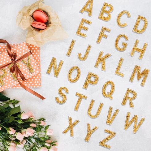 72 Pcs Rhinestone Letter Stickers - Crystal Alphabet A-Z & Number 0-9 Self-Adhesive Letter Patches Bling Glitter Stickers for Clothing Craft Decor (Red) in Saudi Arabia