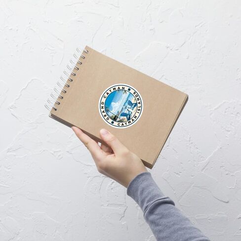 Grand Cayman Islands Sticker Travel Outdoors Decal Vinyl Small Waterproof for Water Bottle Mug Passport Scrapbook Notebook Laptop Tumbler Skateboard Computer Phone 4" in Saudi Arabia