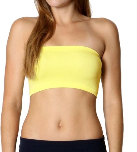 Zenana 2-Pack Bandeau Strapless Seamless Tube Bras in Saudi Arabia