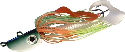 4 Bearded Bucktail Saltwater Octopus Jigs Striper, Flounder, Fluke, Bass, Bluefish, Blackfish Offshore, Surf Fishing Speed, Slow Jigging, Vertical Pitching Lures Assorted Kit in Saudi Arabia