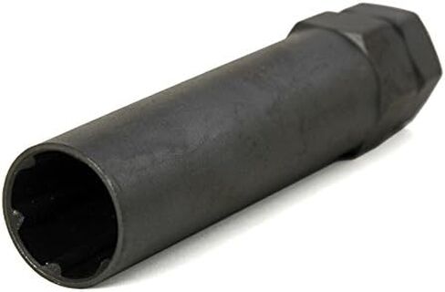 Circuit Performance Spline Drive Tuner Acorn Lug Nuts Black 1/2x20 1/2" Forged Steel (24pc + Tool) in Saudi Arabia