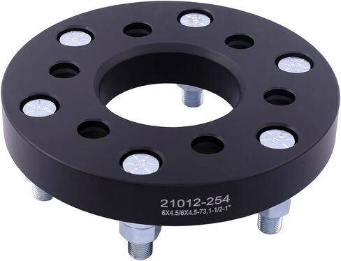 محولات عجلات VLAOSCHI سوداء 6x120 إلى 6x5.5 مقاس 1 بوصة 14x1.5 ترصيع متوافقة مع Chevy GMC-Cadillac 6 Lug لعام 2015-2023 كولورادو | ترافيرس 2018-2023 | 2019-2023 بليزر | 2015-2022 كانيون - عبوة من 4 قطع in Kuwait
