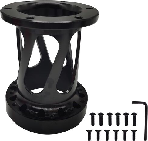 4 inch Steering Wheel Hub Spacer Universal Car Aluminium Extension Spacer Steering Wheel Modified Booster Pad (4 inch) in Saudi Arabia
