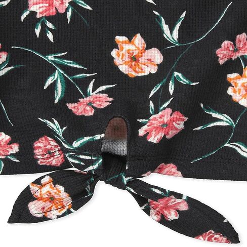 The Children's Place Girls' Long Sleeve Heart Print Tie Front Thermal Top in Saudi Arabia