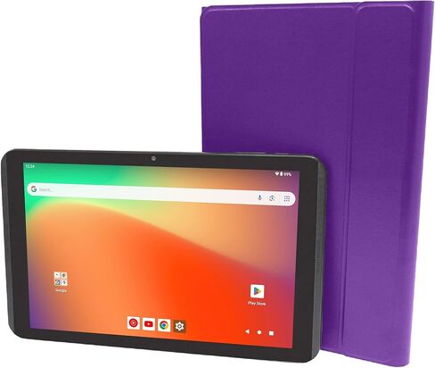 Prestige Elite 10QH Android 13 10.1 Inch HD IPS Tablet, 64GB Storage, 2GB RAM with Detachable Keyboard Case - Black in Saudi Arabia
