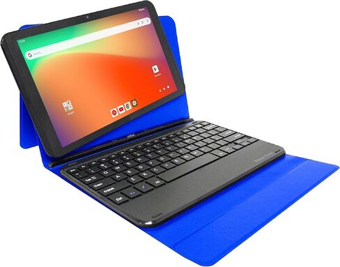 Prestige Elite 10QH Android 13 10.1 Inch HD IPS Tablet, 64GB Storage, 2GB RAM with Detachable Keyboard Case - Black in Saudi Arabia