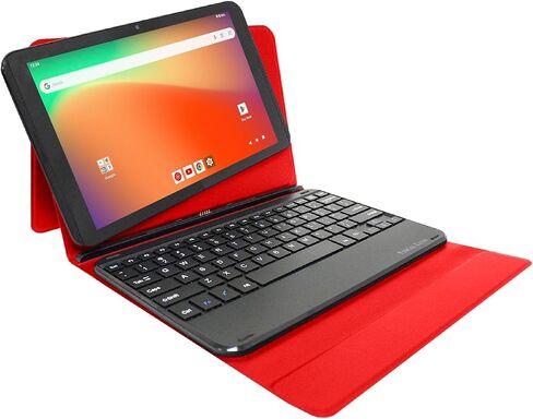 Prestige Elite 10QH Android 13 10.1 Inch HD IPS Tablet, 64GB Storage, 2GB RAM with Detachable Keyboard Case - Black in Saudi Arabia