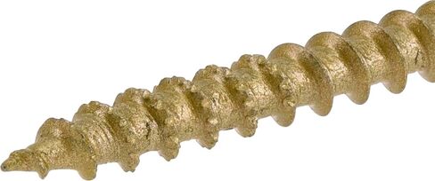 Power Pro 48596 Wood Screws, #8 x 1-3/4", Premium Outdoor Deck Screws, Rust Resistant, Epoxy Coated Bronze, 1lb Box, 175 pcs in Saudi Arabia