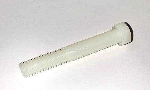 Small Parts 25C125HCSN Hex Head Screw, Nylon, External Hex, 1/4"-20 Thread Size, 1-1/4" Long (Pack of 100) in Saudi Arabia