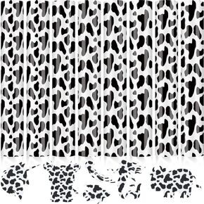 Tatuo 8 Sheets Tie-dye Iron on Vinyl Heat Transfer12 x 10 Inch Vinyl Tie Dye HTV Iron on Watercolor Clouds Patterned for DIY T-Shirts Hats Coats Handbags Pillow Crafts(Cow Spot)