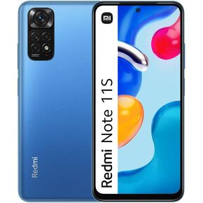 Xiaomi Redmi Note 11S 4G Volte 128GB + 6GB Factory Unlocked 6.43" Quad Camera 108MP Night Mode (Tmobile Global Metro Mint Tello) (w/Fast Car Charger Bundle) (Twilight Bluee)