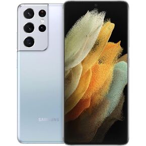 Samsung Galaxy S21 Ultra 5G، الإصدار الأمريكي، 256 جيجابايت، فضي فانتوم - مفتوح (متجدد) in Kuwait