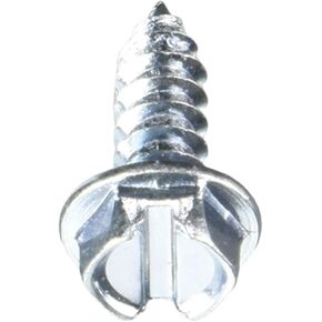 41006 Hex Washer Head Slotted Sheet Metal Screw, 8-Inch x 1/2-Inch, 100-Pack