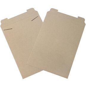 AVIDITI Cardboard Mailers Stay Flats Rigid Flat Mailer 13"W x 18"L, 100-Pack | Stayflats Envelope Keeping Photo, Document, Artwork Protected During Mailing and Shipping, Small & Large Sizes 13x18 1318