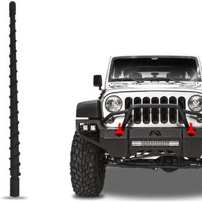 Short Antenna Compatible for Toyota Tundra 2000-2024 | 13 inches Flexible Rubber Truck Antenna Accessories Replacement | Upgrade for Car AM FM Radio Reception