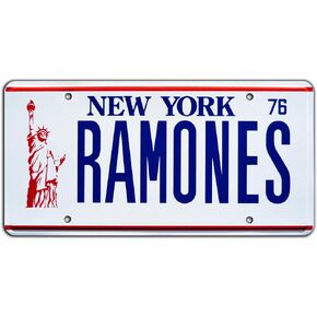 Punk Rock | New York Metal Stamped License Plate